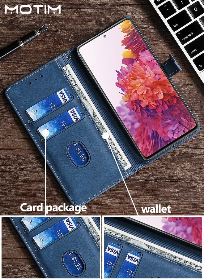 Motim Samsung Galaxy S23 Case, Leather Samsung Galaxy S23 Flip Case with Card Slots, Shockproof Protective Kickstand Galaxy S23 Slim Wallet Cover - Image 4