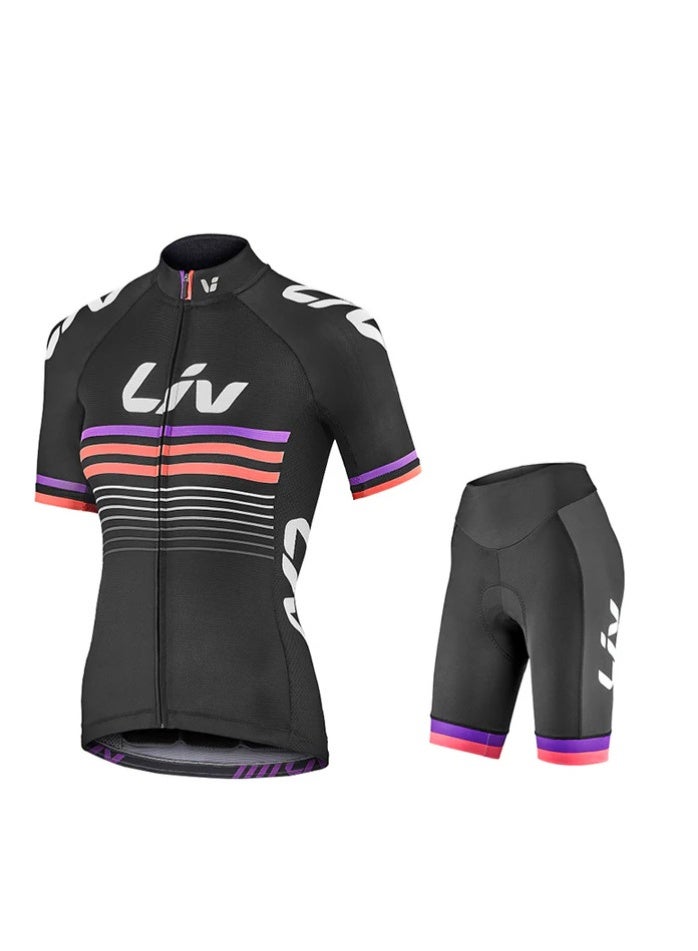 KUYING New Men's And Women's Summer Cycling Suit Set  - Image 1