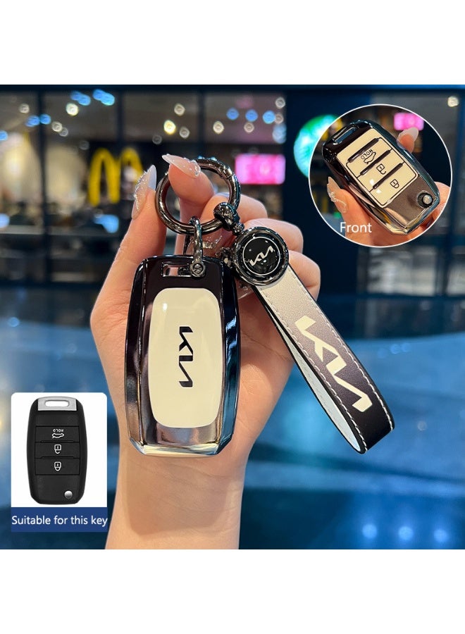 KIA High end boutique car key protection case suitable for Kia K3 Intelligent Run K5 K2 Proud Run Kx3 k4 kx5 kxcross Yi Run Huan Chi Kai Cool car key shell case - Image 2