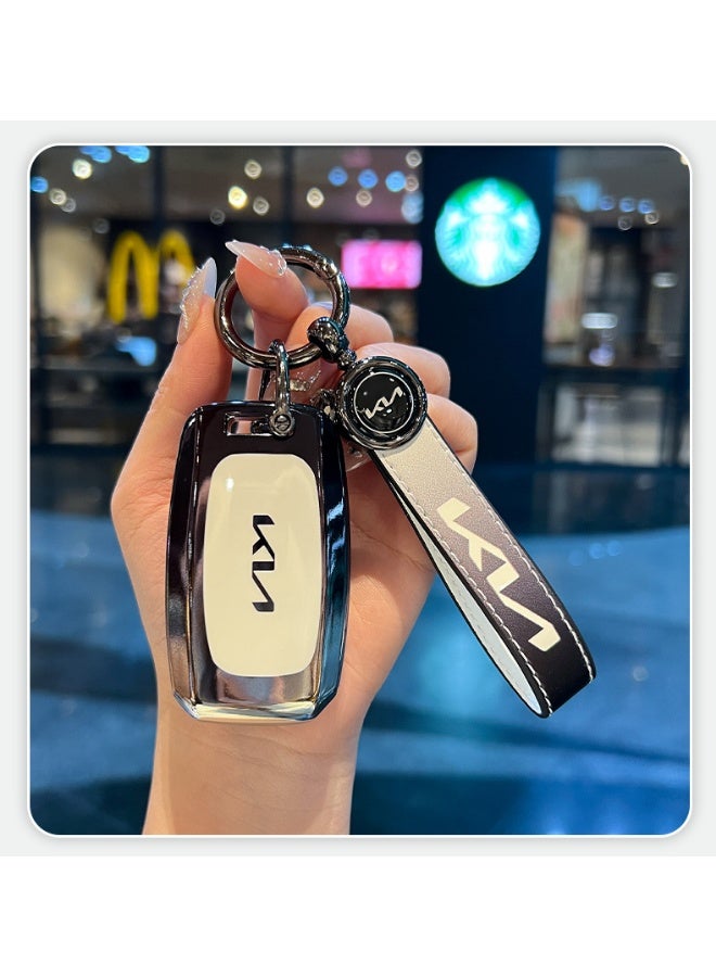 KIA High end boutique car key protection case suitable for Kia K3 Intelligent Run K5 K2 Proud Run Kx3 k4 kx5 kxcross Yi Run Huan Chi Kai Cool car key shell case - Image 1