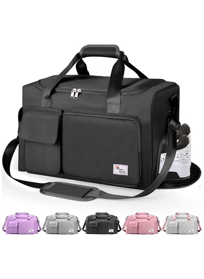 Multipurpose Travel Duffel Bag with Shoe Compartment – Large Waterproof Gym Bag for Men & Women - Image 1