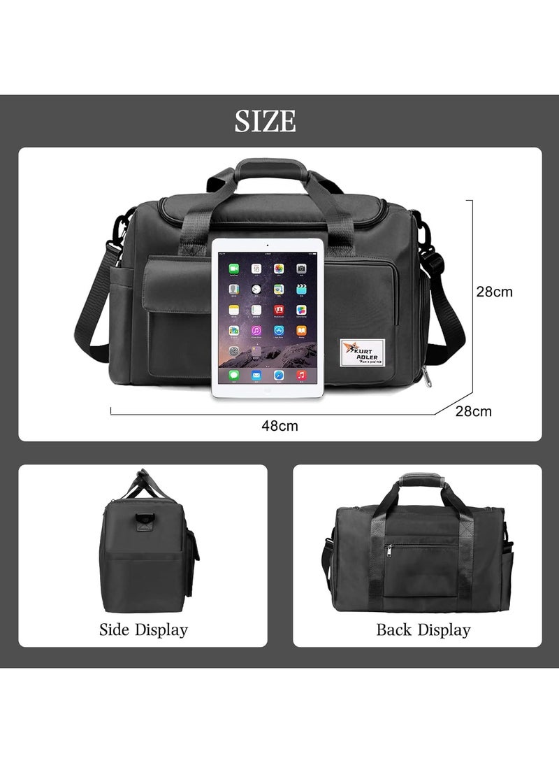 Multipurpose Travel Duffel Bag with Shoe Compartment – Large Waterproof Gym Bag for Men & Women - Image 3