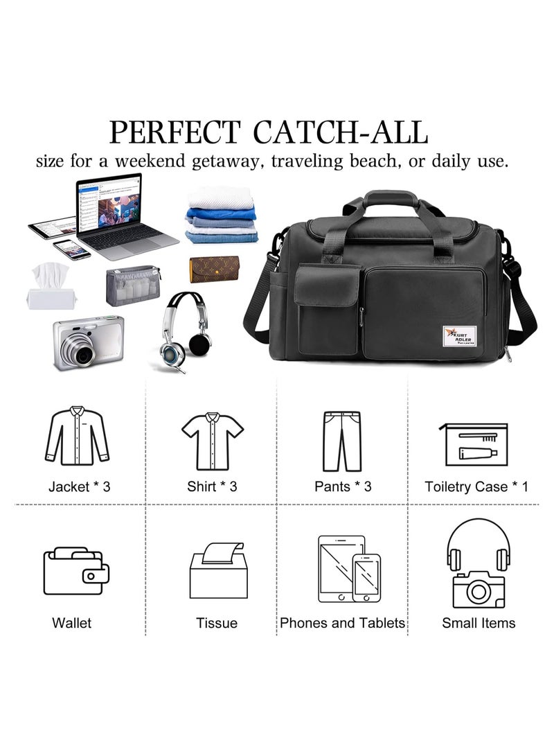 Multipurpose Travel Duffel Bag with Shoe Compartment – Large Waterproof Gym Bag for Men & Women - Image 4