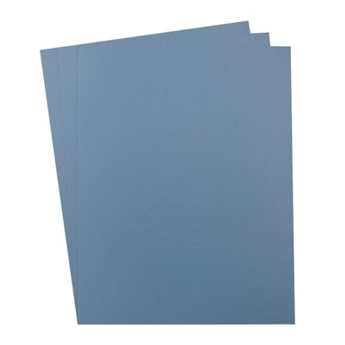 Topeen 24 Sheets 8 1/2 x 11 Thick Paper Cardstock Blank Cards 250GSM Colorful for DIY Crafts Cards Making, Invitations, Scrapbook Supplies (Dusty-Blue) - Image 1
