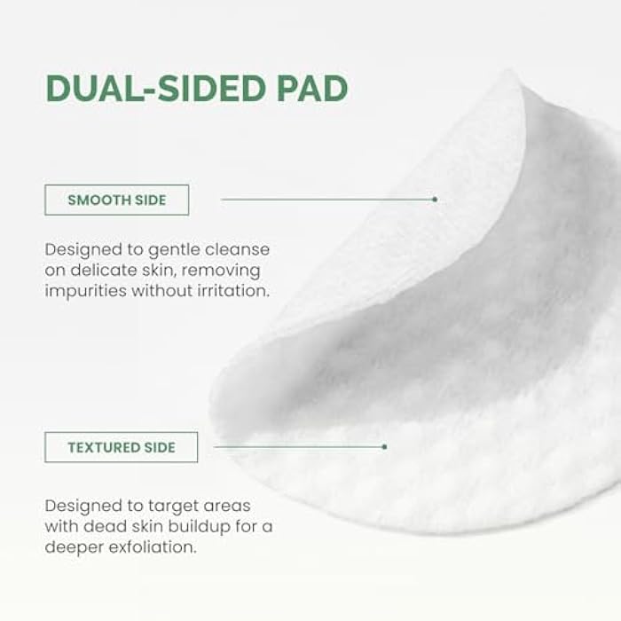 PLANTIFIQUE Korean Glycolic Acid Toner Pads 60 Pcs with Niacinamide, CICA - AHA BHA PHA Face Daily Peel Exfoliating Pads Formula for Gentle Skin Renewal for All Skin Types - Refillable Container - Image 3