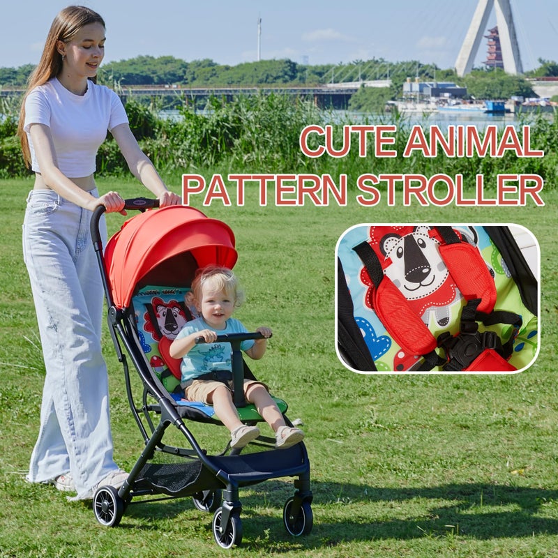 Cool Kids Baby Stroller, Portable Umbrella Stroller with Automatic Folding Function Suitable for Walking, Shopping, and Amusement Parks - Image 2