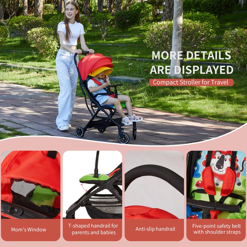 Cool Kids Baby Stroller, Portable Umbrella Stroller with Automatic Folding Function Suitable for Walking, Shopping, and Amusement Parks - Image 4