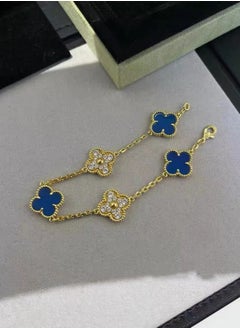 Generic New Fashion Multicolor Petal Women's Bracelet (Royal Blue)  - Image 4
