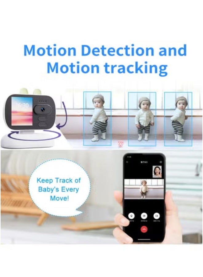 oem 4G Indoor Rotating Camera for Elderly and Children, Wi-Fi Video Call Monitoring with Video Call Monitor - Image 2