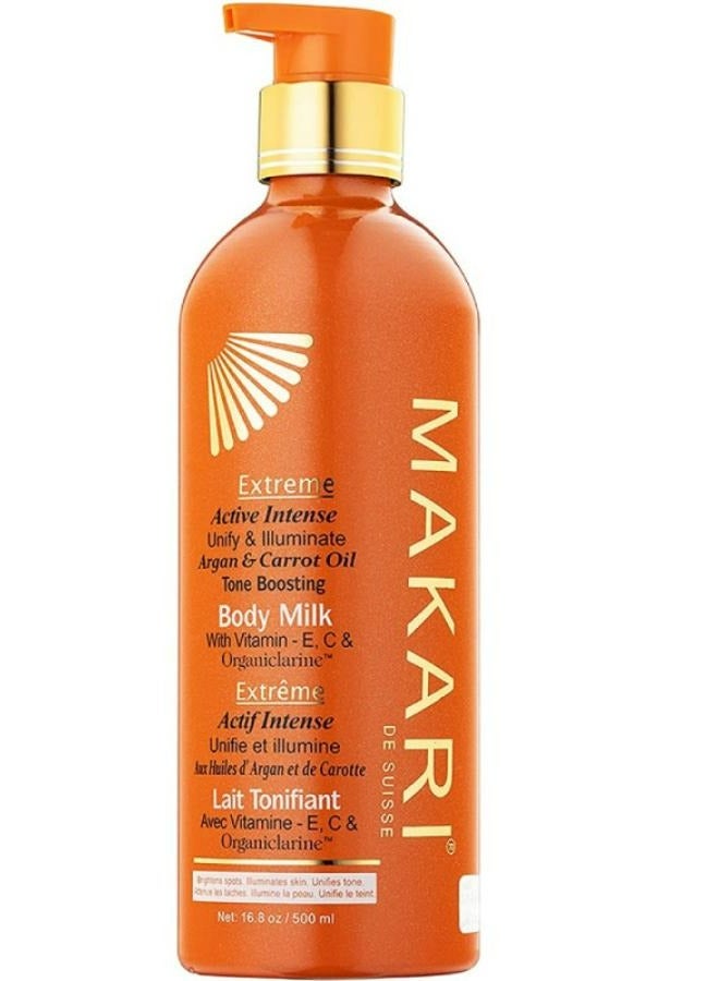 Makari Extreme Argan And Carrot Oil Tone Boosting Body Milk 1200 ML - Image 1