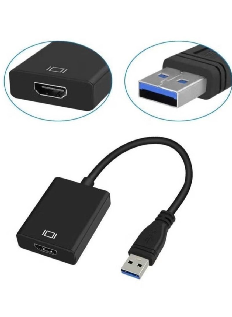 USB 3.0 to HDMI Adapter for Monitor Mac Windows 11 10 8 HDMI USB Converter for Laptop MacBook pro USB3 HDMI Cable Multiple Monitors for Desktop PC TV - Image 2