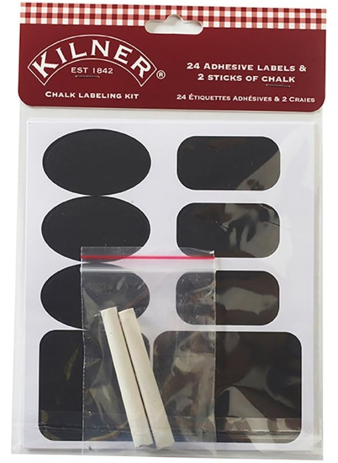 Kilner Kilner 26 Pcs Chalk Labelling Set 