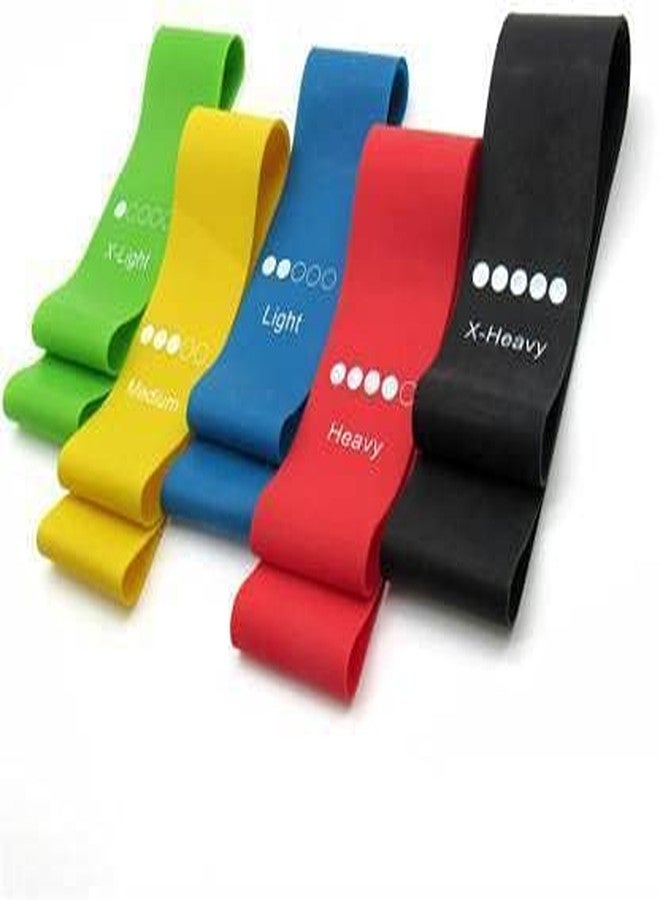 PRT GOLD Population Resistance Loop Bands 5 Latex Latex Resistance Band - 600mm, 5-Piece Set - Image 1
