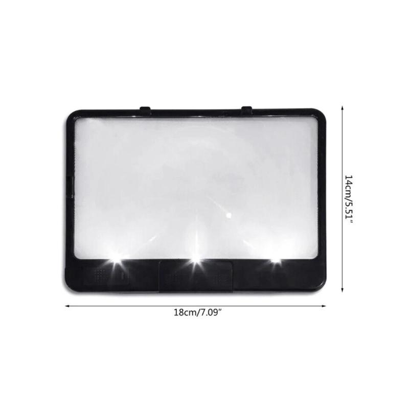 "BrightView LED Full Page Magnifier with 3X Optical Enhancement" - Image 3