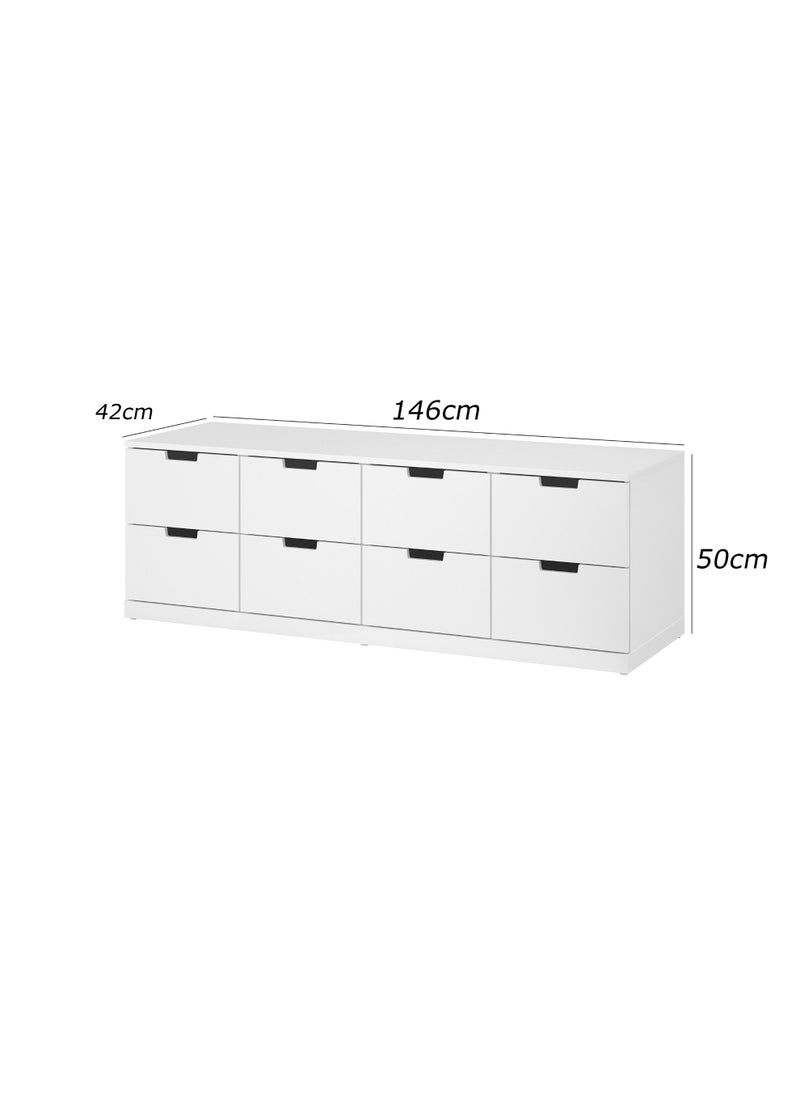 Modern drawer unit - height 50 cm - width 146 cm - depth 42 cm, from Furniture Store.