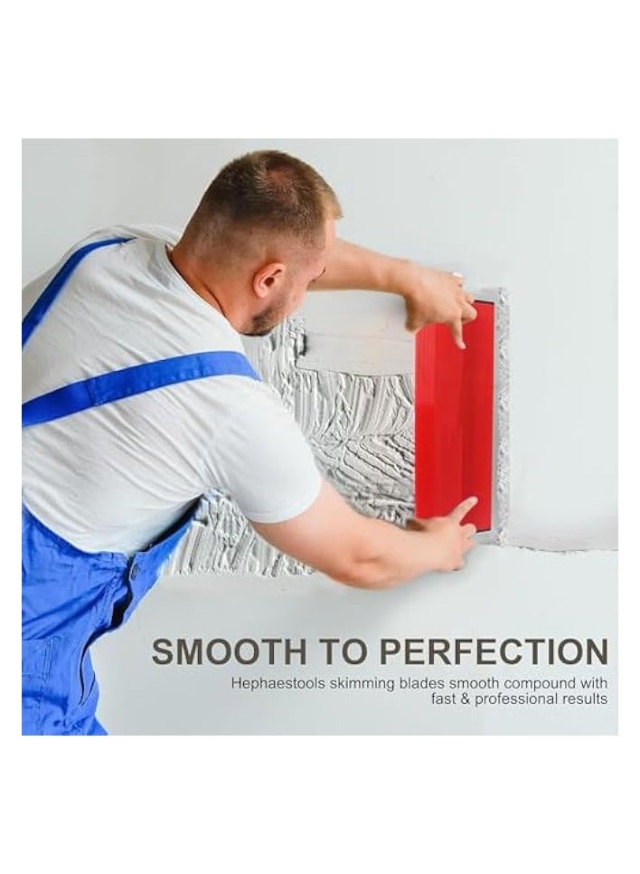 PROMASS 600mm Stainless Steel Skimming Blade with ABS Comfort Handle Design, Smoothing Knockdown Plastering Tools, Universal Filler Knife for Home Decoration  - Image 4