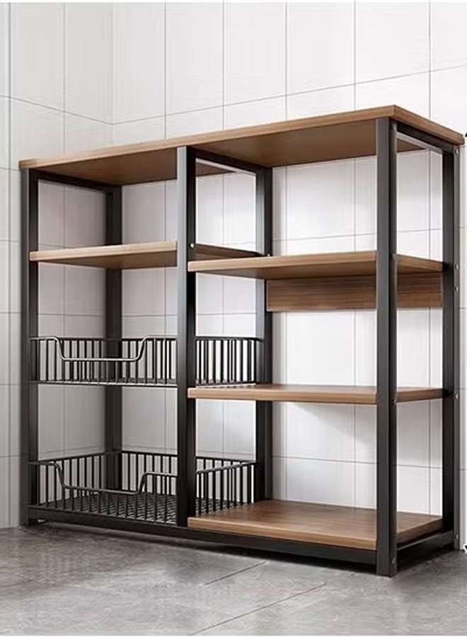 AGD Multi Functional and Layered kitchen Storage Rack is Upgraded to Store Various Items Metal Frame with Microwave Oven Holder  - Image 3