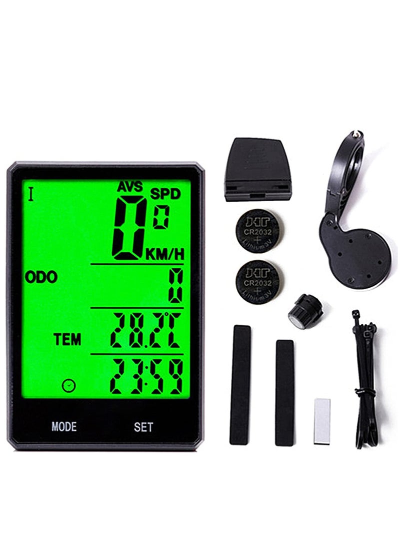 Bike Computer Waterproof Cycle Computers Wireless Bicycle Computer With 21 Functions Bike Speedometer With Lcd Backlight Display For Road Bikes Mountain Bikes Folding Bikes Ect