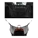 ZNDAW Car Net Pocket Handbag Holder Driver Storage Netting Pouch Between Seats Large Capacity Seat Back Organizer Mesh Pocket for Purses and Bags Auto Backseat Pet Kids Barrier Black - Image 2
