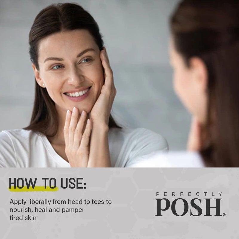 Perfectly Posh - Honey Honey Soothing Body Cream - Dry Skin Lotion with Dragon Fruit, Lime Fragrance - Premium Moisturizer - 162ml - Image 5