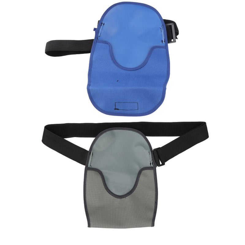 Colostomy Pouch Cover Blue Watertight Nylon Fabric - Secure Stretch Belt Ostomy Bag Cover for Ostomy, Urostomy or Ileostomy Users - Image 1