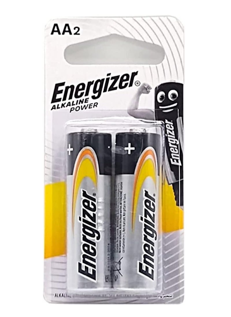 Energizer Energizer Alkaline batteries - AA [Pack Of 2] 