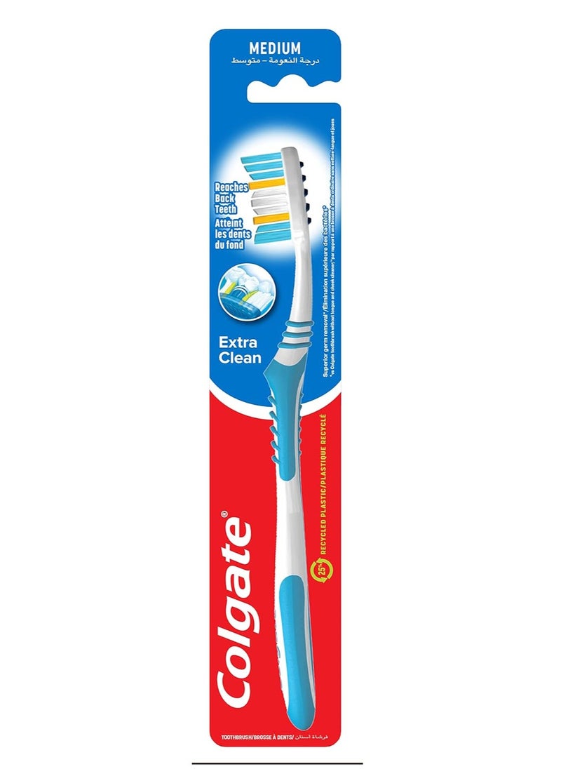 Colgate - Colgate Extra Clean ToothbrUSh Medium Multicolor - Image 1