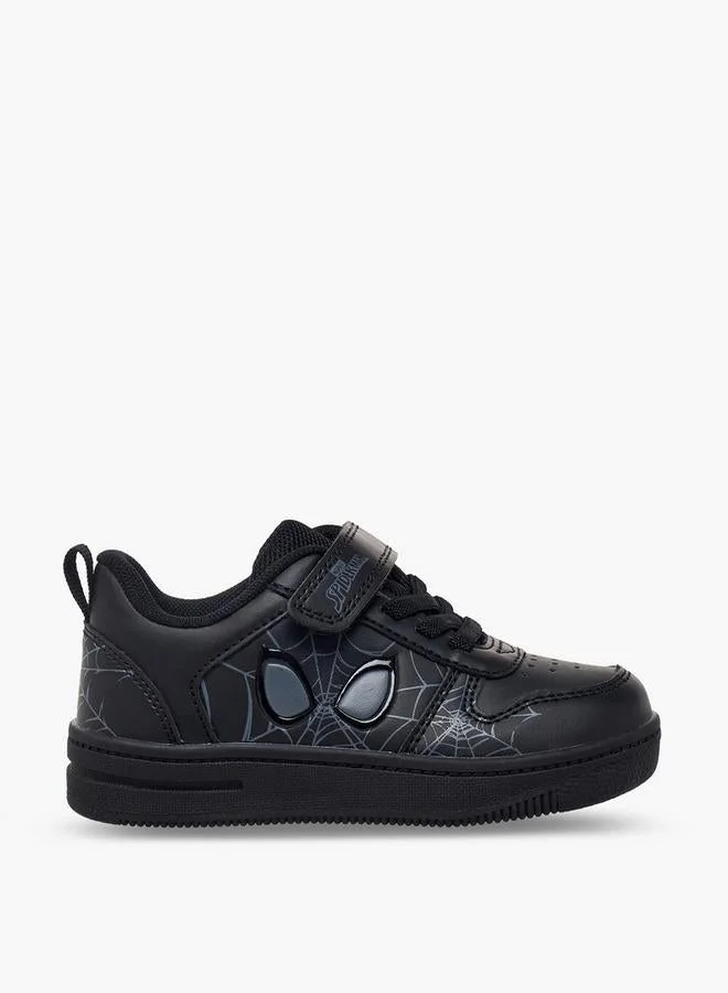 مارفل Boys Spider-Man Print School Shoes