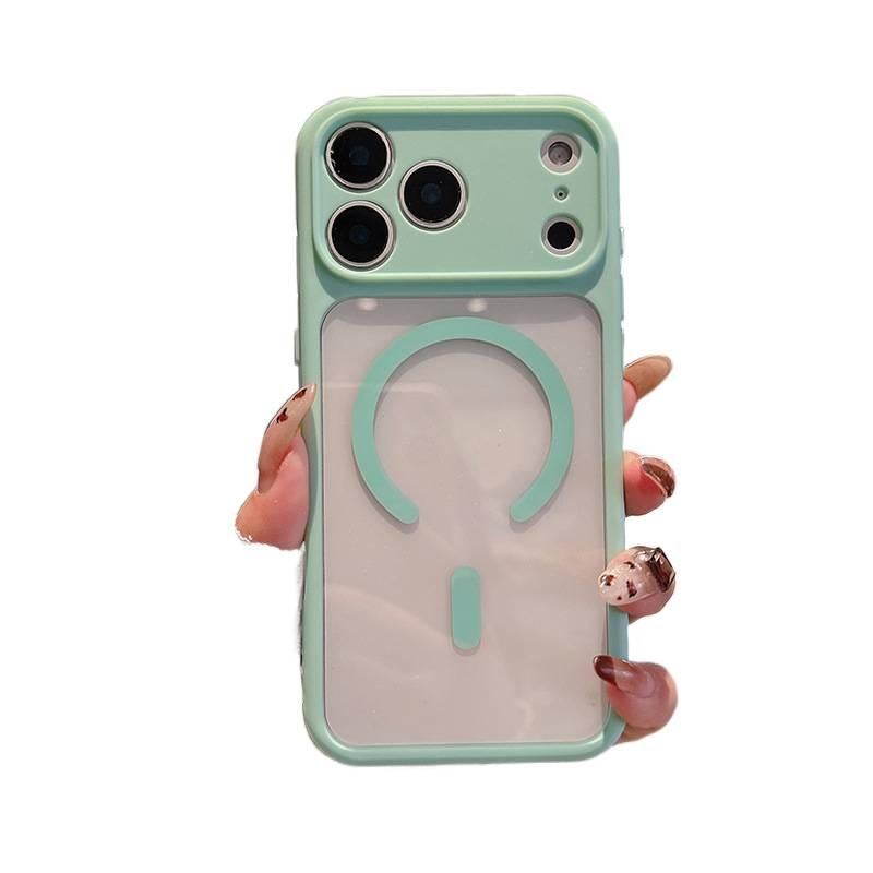 MagSafe iPhone 16 Drop Protection TPU + PC Case for 16 Plus 16 Pro 16 Pro Max and Full Coverage and Precise Cutouts in Greenish White Jade - Image 1