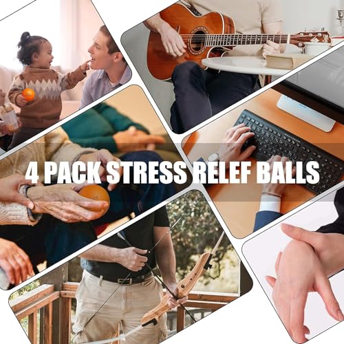 KDG Motivational Stress Balls(6 Pack) for Kids and Adults,Stress Relief Ball with Quetos to Rrelieve Anxiety and Manage Anger - Image 2