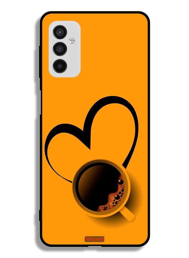 Tolwak Samsung Galaxy M52 5G Protective Case Cover Coffee Cup Art - Image 2