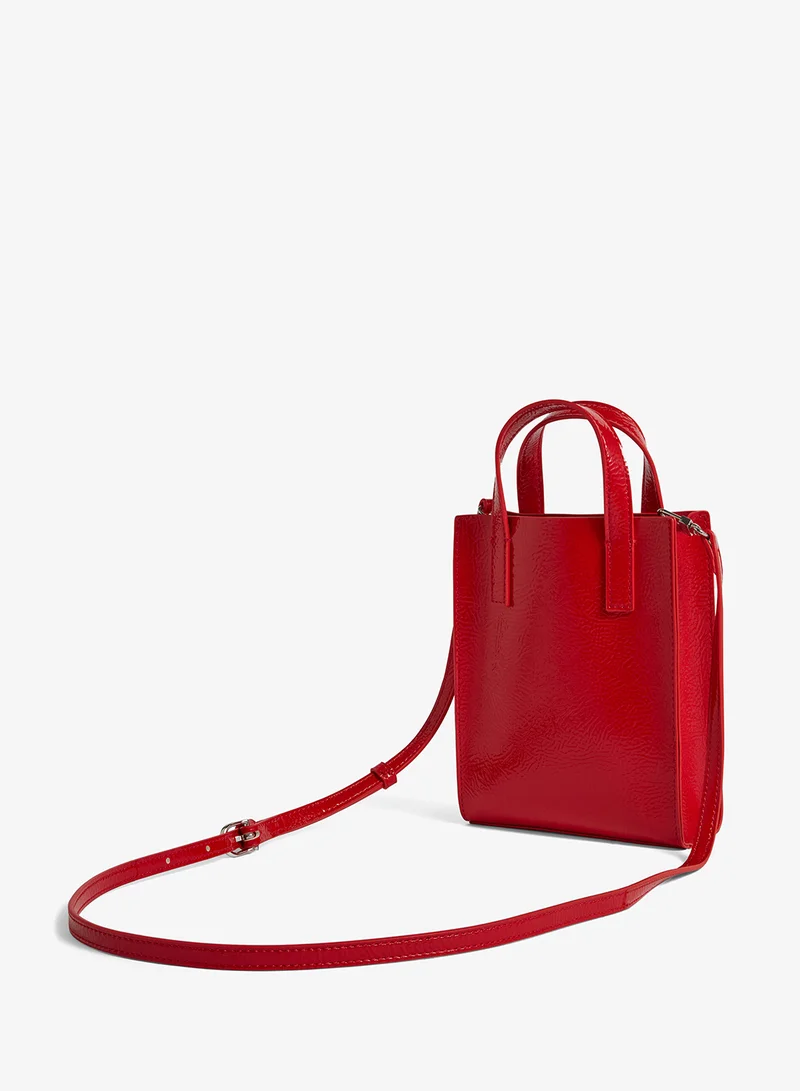 Ted Baker  Roseem Rose Detail Crinkle Top Handle Tote for Women | Best Price UAE