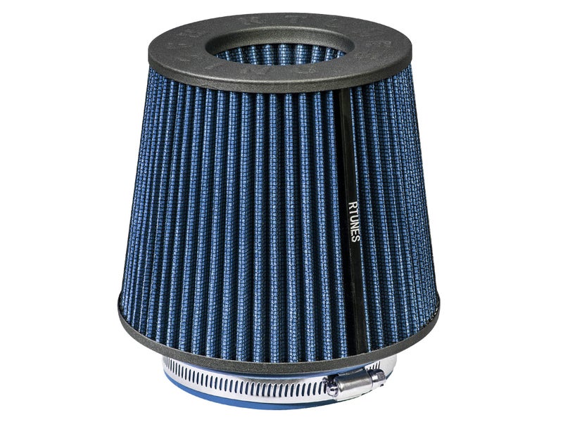 Rtunes Racing BLUE 254 635102 mm Inlet Cold Air Intake Cone Replacement Performance Washable ClampOn Dry Air Filter