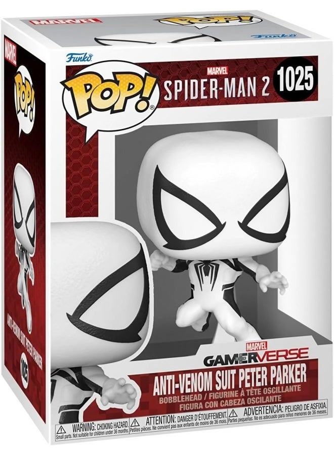 Funko POP! Marvel Spider-Man 2 Anti-Venom Suit Peter Parker Vinyl Figure (10.54 cm) - Image 1
