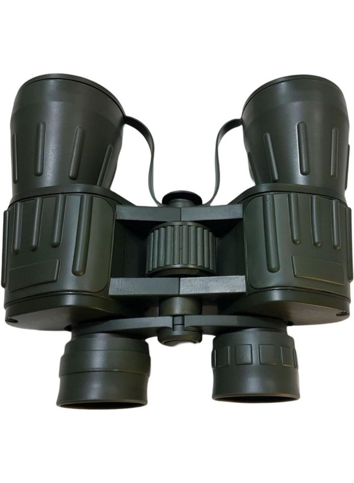 Boulder 10x50 binoculars with coated lenses and clear HD zoom vision for hiking and hunting - Image 1