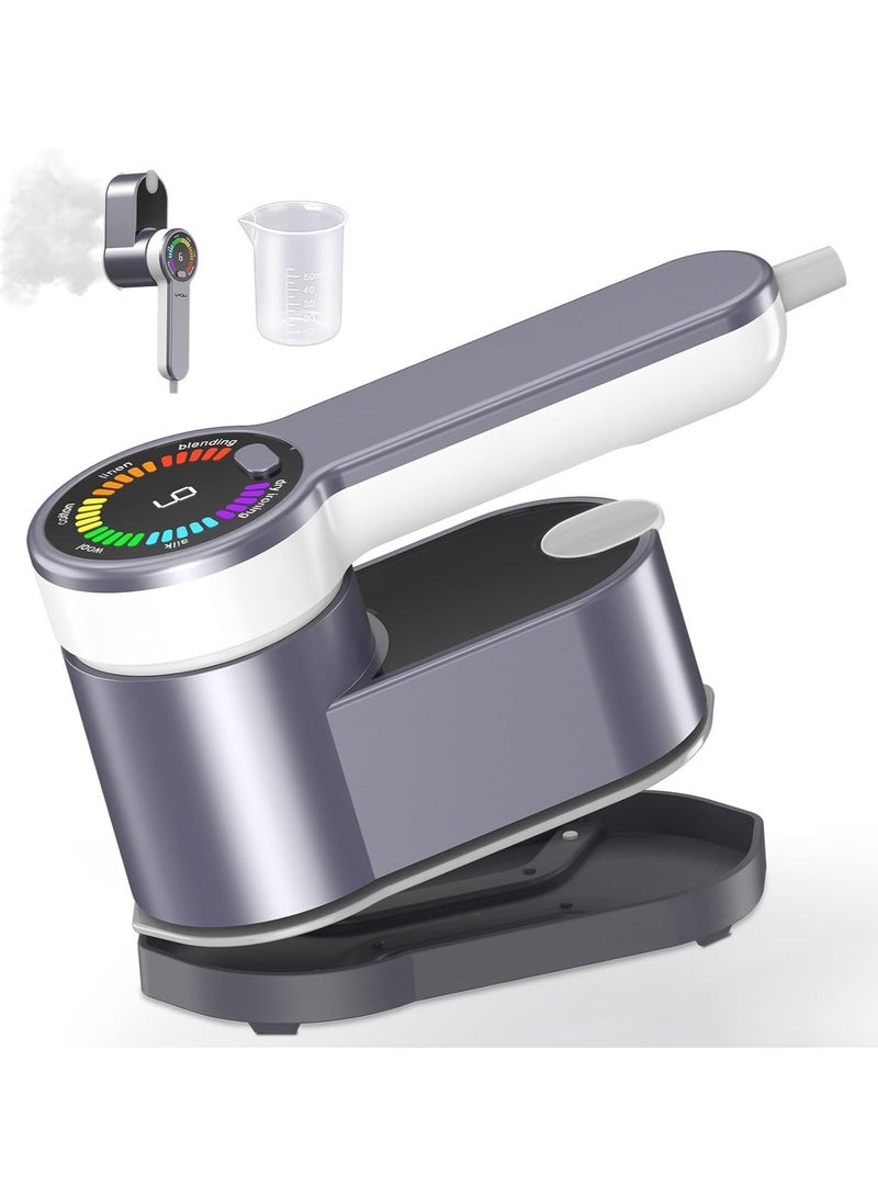 BlueFire 2-in-1 Travel Steamer & Iron for Clothes: 1200W 5-Second Fast Heat, 6 Intelligent Ironing Modes with LED Display, 120ml Tank, Portable Handheld Garment Steamer for Home & Travel | All Fabric Wrinkle Remover - Image 1