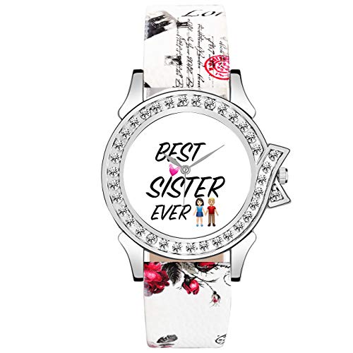 LORENZ Best Sister Ever Watch | Rakhi Gift for Sister | Raksha bandhan Speical Gift | Watch for Girls & Women - Image 1