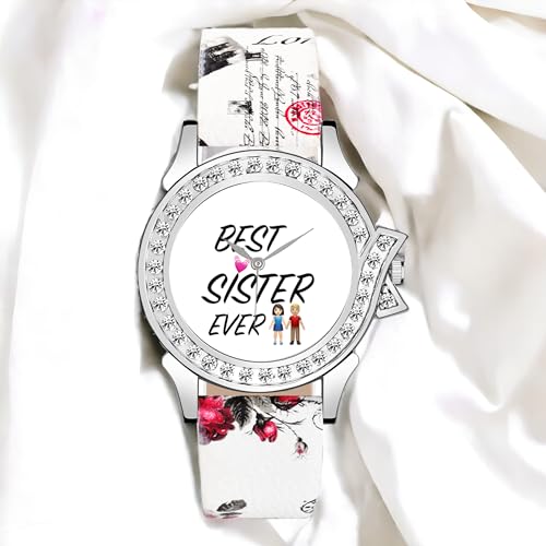 LORENZ Best Sister Ever Watch | Rakhi Gift for Sister | Raksha bandhan Speical Gift | Watch for Girls & Women - Image 5