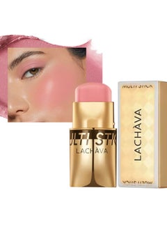 LACHAVA Multi Stick Blush for Eyeshadow and Lipstick Eyeshadow Lipstick and Face Blusher Cream 3 in 1 Non Sticky Moisturizing Hydrating Smooth Face Blush Makeup Lipstick 8G 08  - Image 1