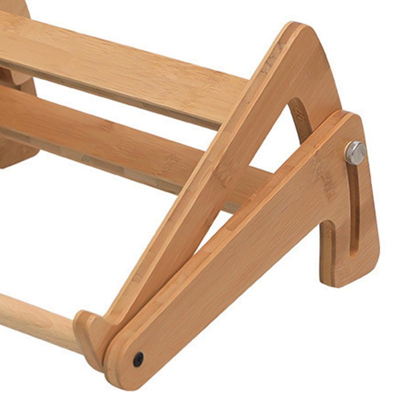 Adjustable Wooden Laptop Stand Holder For 13 To 15 6 Inch Notebook Cooling Rack - Image 5