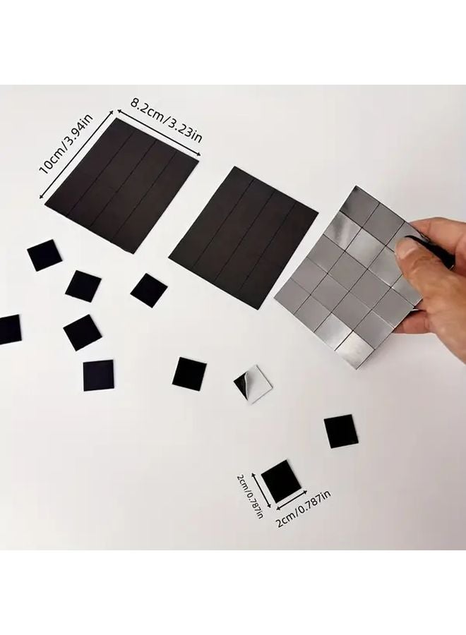60 Pcs Magnetic Blocks Self Adhesive Flexible Magnets for Crafts Whiteboards Refrigerators - Image 5