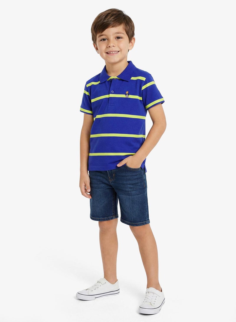 Pinata Cute Friend Print Cotton Polo Tshirt - Image 1