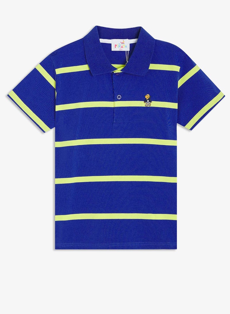 Pinata Cute Friend Print Cotton Polo Tshirt - Image 2
