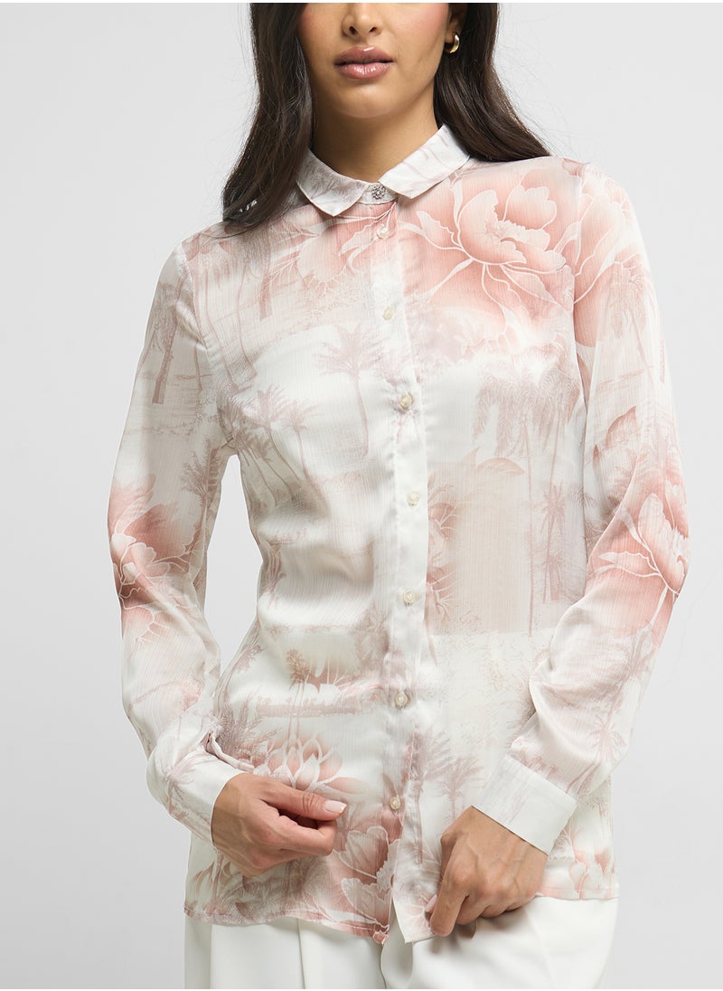 GUESS LS CLOUIS SHIRT  - Image 3