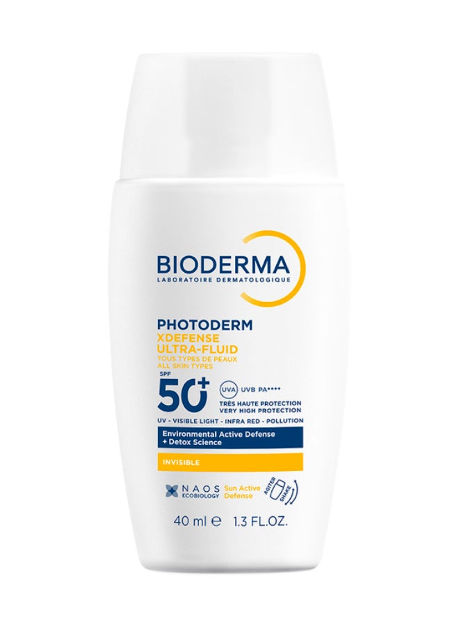 Bioderma Photoderm Xdefense Ultra Fluid SPF50+ Inv Neutre 40ml - Image 1