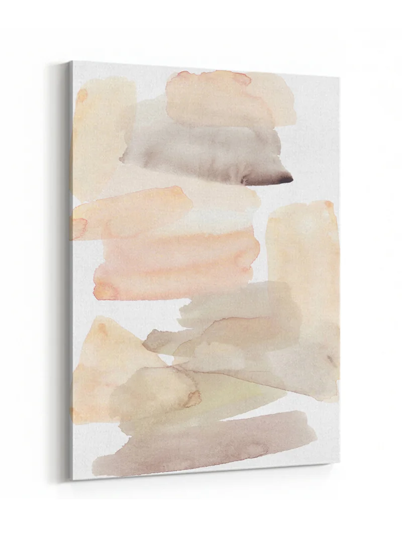 LOWHA Canvas Wall Art Stretched Over Wooden Frame with Abstract Painting