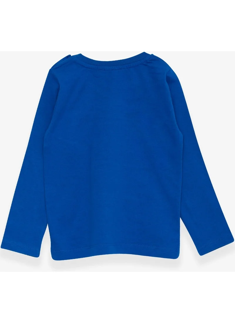 Breeze Baby Boy Long Sleeve T-Shirt with Pocket Sax (9 Months-3 Years)