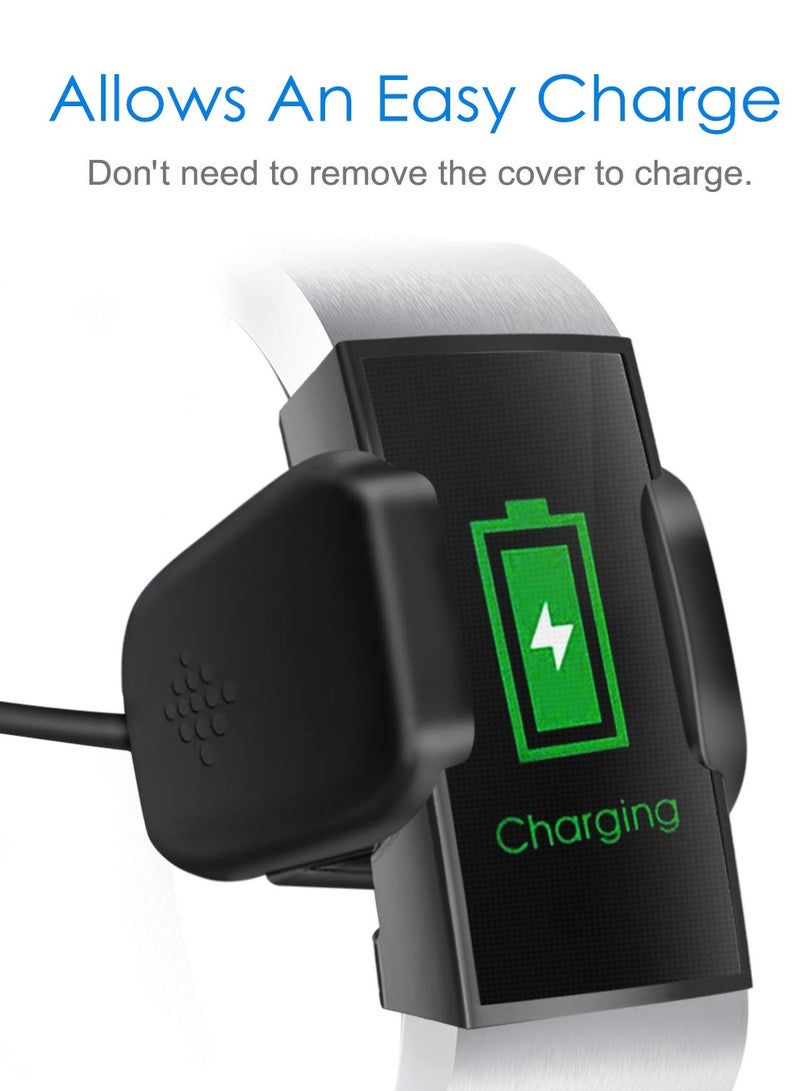 حامي شاشة TPU فائق النعومة وحافظة واقية لساعة Fitbit Charge 4 و Charge 3 و Charge 3SE، حماية شاملة (3 قطع)، نحيفة ومتينة - Image 5