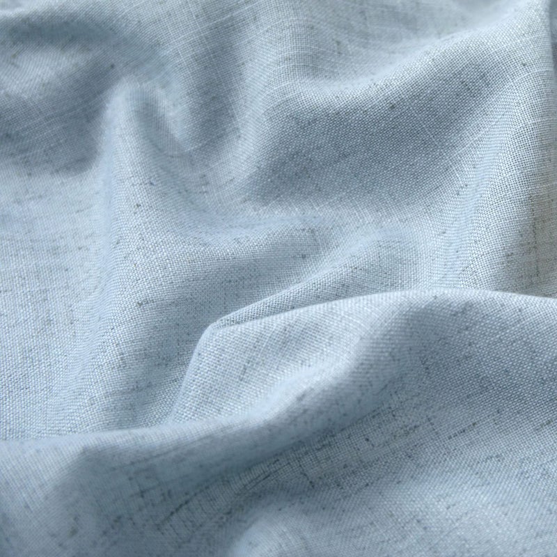 KOUFALL Light Blue Curtains for Bedroom Baby Sky Blue Linen Semi Sheer Curtains 84 Inches Long for Living Room Nursery Girls Kids Room Set 2 Panels - Image 4