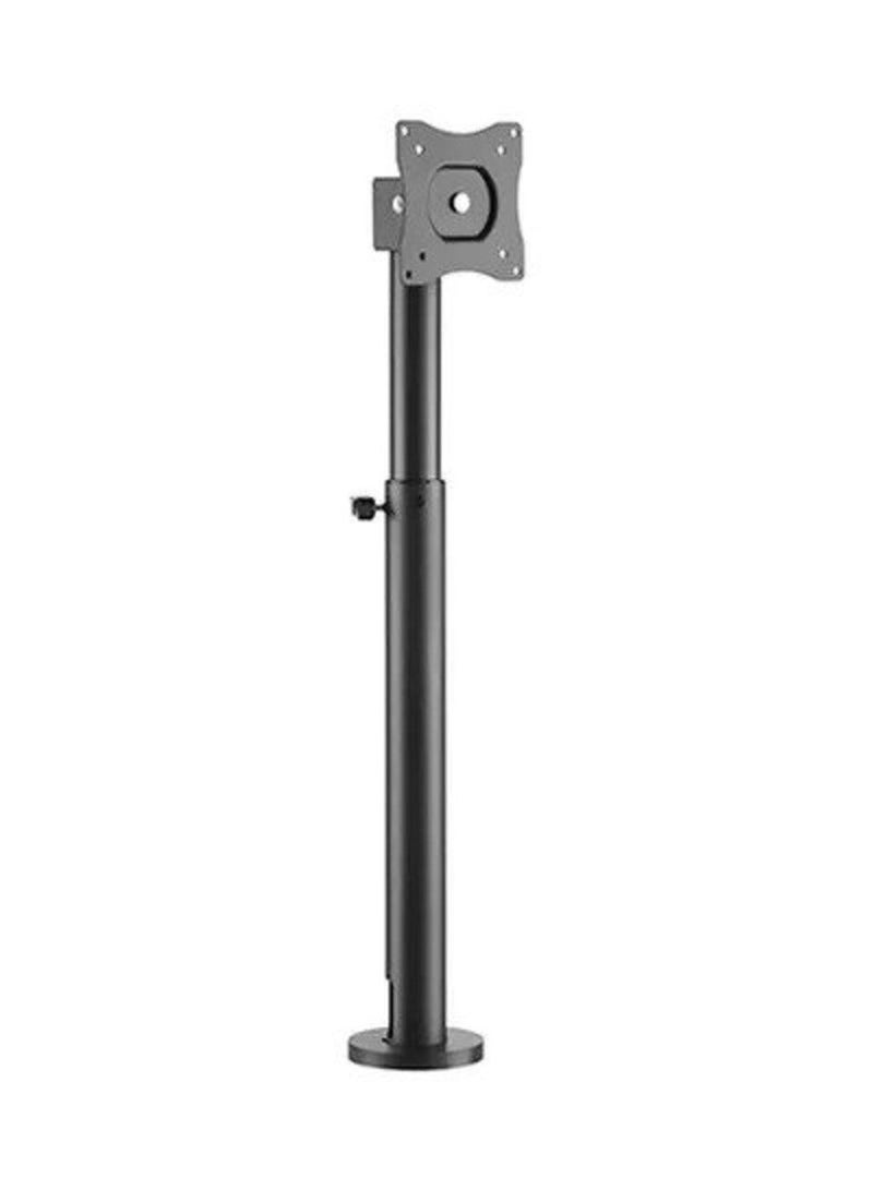 Desktop Monitor Pole Mount Black